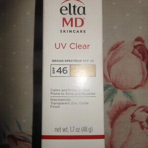 ELTA MD UV CLEAR BROAD SPECTRUM SPF 46 TINTED FACE SUNSCREEN 1.7 OZ EXP 03/28